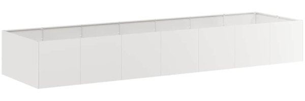 vidaXL Pflanzkübel 280x80x40 cm Edelstahl 860763