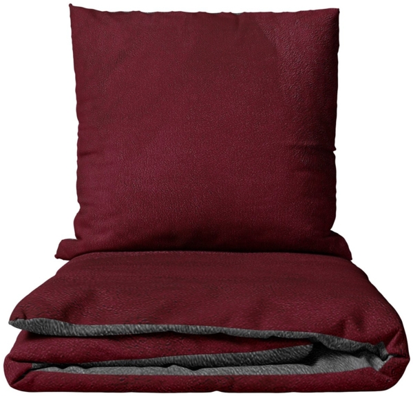 Leonado Vicenti Bettwäsche Winter flauschig warm, Fleece, 3 teilig, Thermofleece kuschelig weich, Einfarbig Bild 5