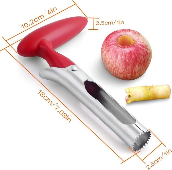 FELIXLEO Obstschneider Apfelentkerner, Ausstecher für Apfel Birne Paprika, langlebig, tragbar, (1-tlg)