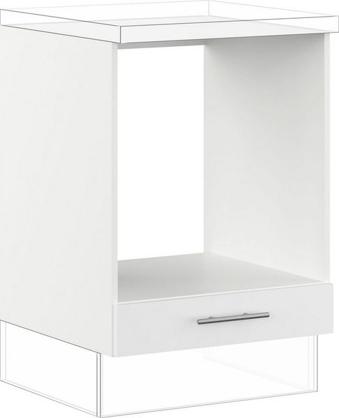 IMPULS KÜCHEN Herdumbauschrank "Prag und Valencia", Breite/Höhe: 60/72,3 cm, mit Soft-Close vormontiert, mit zusätzlichem Schubkasten
