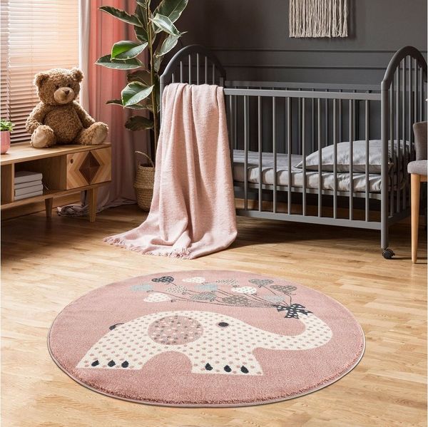 Jimri Kinderteppich DOT´S Teppiche für Kinderzimmer, Kinderzimmerteppich, Teppich, Läufer, Regenbogen