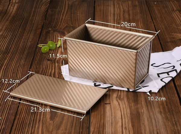FOUORTUNATE-BEE Brotbackform Antihaft-Brotbackform mit Deckel – Ideal für Toast und Kuchen, Praktische Toast- und Kuchenform für gleichmäßiges Backen zu Hause