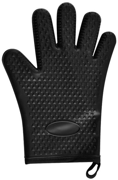 Lurch 5-Finger-Backhandschuh GRIP Silikon/Textil schwarz