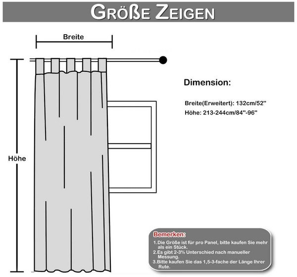 BTTO V&G Outdoorvorhang Wasserdichter Gardinen,Transparenter Balkon Vorhang mit Magic Tape (2 St), Terrassenvorhang