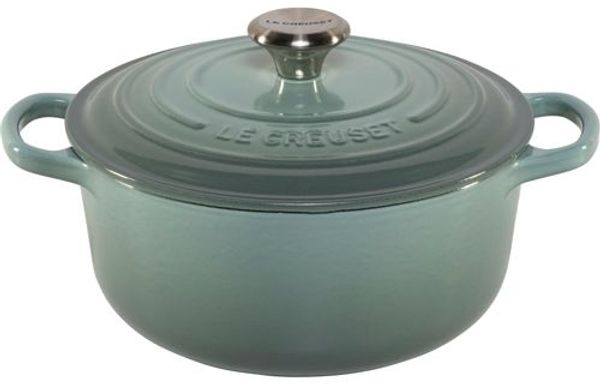 Le Creuset Signature Bräter rund 20 cm Sea Salt