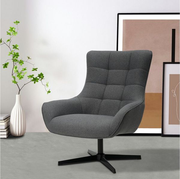 INOSIGN Ohrensessel Lemoore, Relaxsessel, TV-Sessel, 360° Grad drehbar