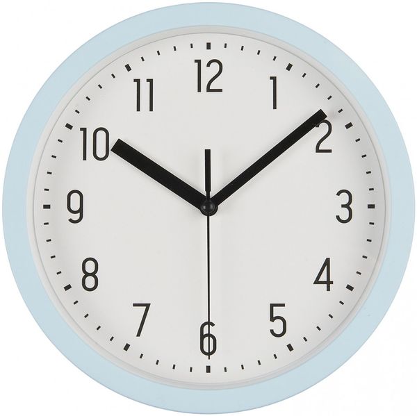 Ib Laursen - Wanduhr Ø 20 cm Türkis Kunststoff 9706-23