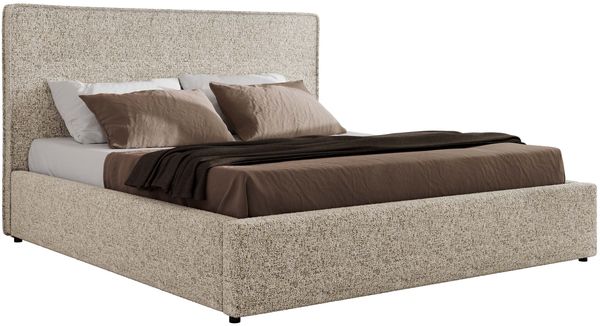 CORIVO CLASSIC Polsterbett mit Bettkasten & Stauraum, Doppelbett, inkl. Lattenrost, Metall-Hebeautomat mit Gasdruckfedern - Beige Strukture Bild 6