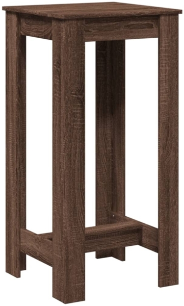 vidaXL Bartisch Braun Eichen-Optik 51x50x103,5 cm Holzwerkstoff 854406