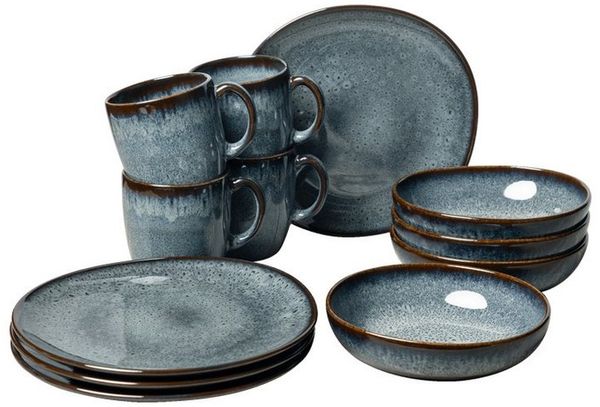 Villeroy & Boch Lave Gris Becher mit Henkel