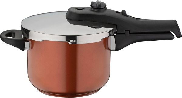 GSW Schnellkochtopf System RAPID, Edelstahl 18/8 (1-tlg), zwei Garstufen, Induktion, Ø 18 cm, Inh. 3,2 L (Randvoll)