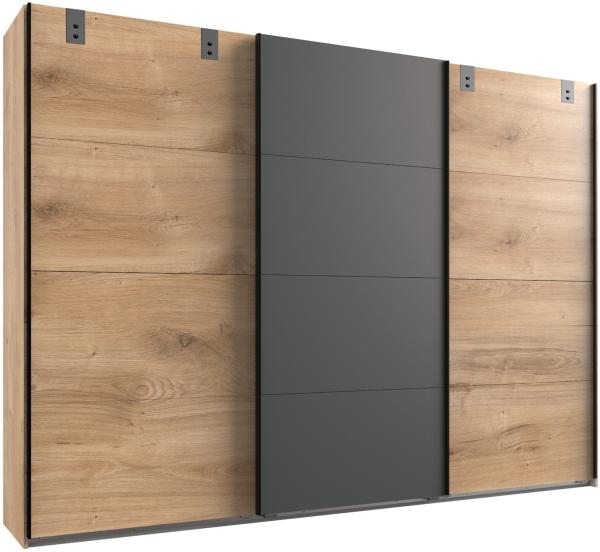 Kleiderschrank >Malmö< (B/H/T: 270x210x65 cm) in Plankeneiche-Nachbildung