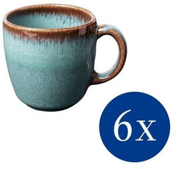 like. by Villeroy & Boch Tasse Lave Tasse, 6-tlg, Steingut