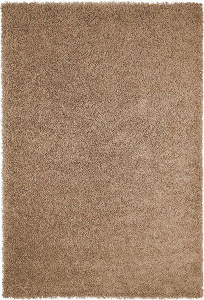 Vimoda Hochflor-Teppich Shaggy Beige, Rechteckig, Höhe: 30 mm, Läufer Langflor Wohnzimmer Einfarbig Modern