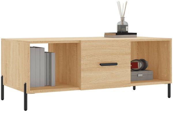 vidaXL Couchtisch Sonoma-Eiche 102x50x40 cm Holzwerkstoff 829311 Bild 3