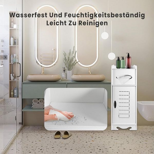Youyijia Badezimmerspiegelschrank Youyijia Wasserdichter Badezimmerschrank Badezimmermöbel Weiß