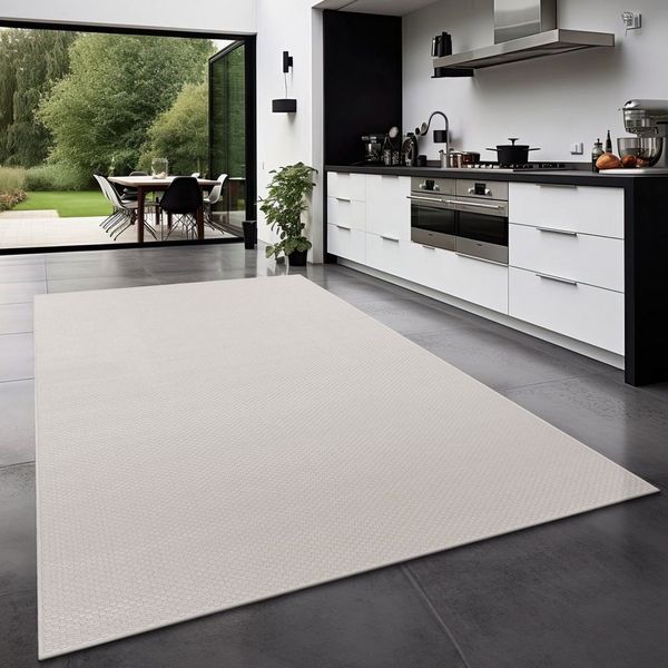 TT Home Teppich, Rechteckig, Höhe: 4 mm, Teppich Outdoor Wohnzimmer Esszimmer Balkon Wetterfest
