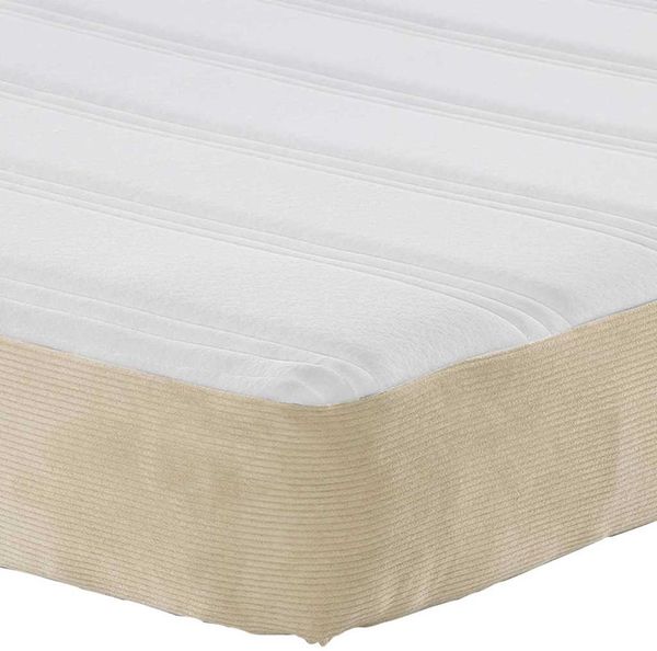 vidaXL Bettmatratze mit Matratze Salbei 120 x 190 cm Stoff 42008280 Bild 8