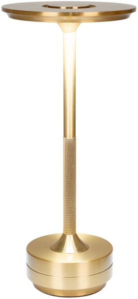 Tischleuchte, Metall, wiederaufladbar, Messing Bild 4