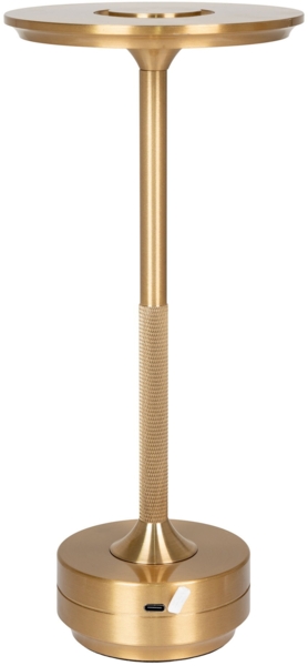 Tischleuchte, Metall, wiederaufladbar, Messing Bild 5