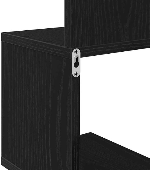 vidaXL Eckregal Schwarz Eichen-Optik 20 x 20 x 127,5 cm Holzwerkstoff 862656 Bild 7