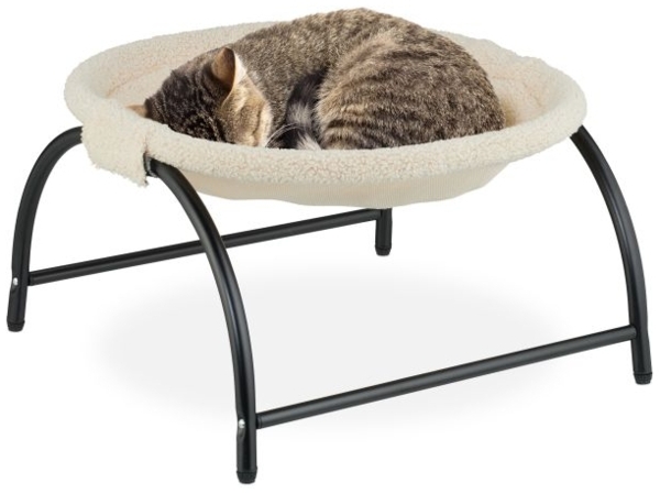 Stehende Katzenhängematte mit Plüsch 10050957