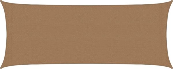 vidaXL Sonnensegel 160 g/m² Taupe 2x5 m HDPE 311396