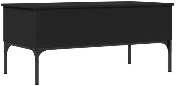 vidaXL Couchtisch Schwarz 100x50x45 cm Holzwerkstoff und Metall 845411 Bild 2