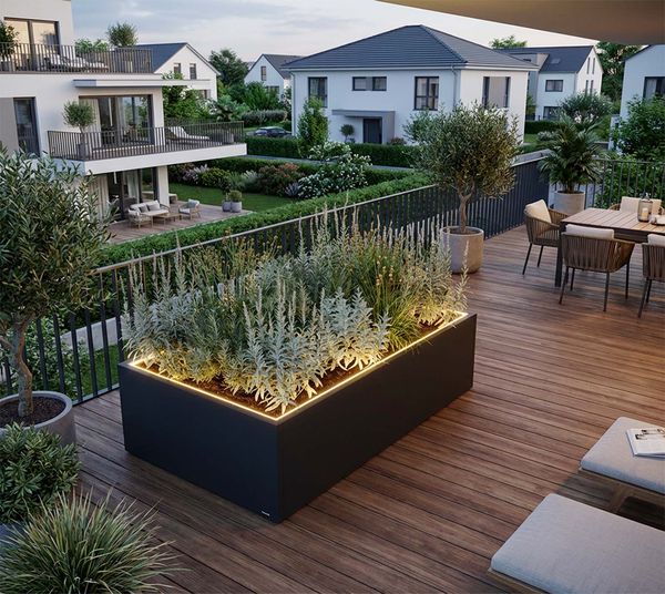 Herstera Garden Cube Low XL Plus | flacher Outdoor