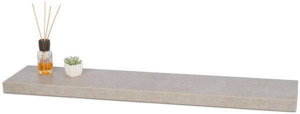 Levandeo® Wandregal, Wandboard Bobby 100cm Betonoptik Grau Wandregal Regal Board