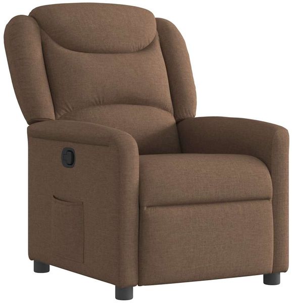 vidaXL Relaxsessel Braun Stoff 4015600 Bild 2