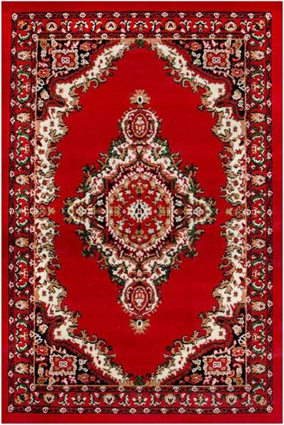 Vimoda Orientteppich Klassich Orientalisch Vintage Wohnzimmerteppich, rechteckig, Höhe: 6 mm, mit Kunstvollem, Klassisch, mit Bordüre, Läufer Wohnzimmer