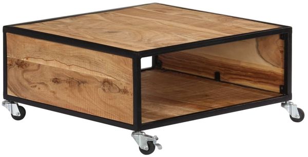 vidaXL Couchtisch 70x70x32 cm Massivholz Akazie 247684
