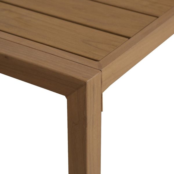 Garten-Essgarnitur HWC-Q12, Gartengarnitur Tisch+4xStuhl Sitzgruppe, Polyrattan Olefin (210 g/m²) ~ weiß Bild 6