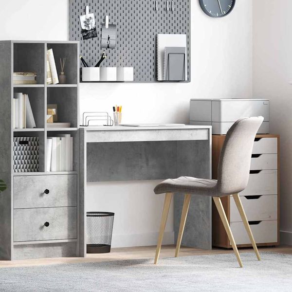 vidaXL Schreibtisch Beton Grau 90 x 40 x 76 cm 869397