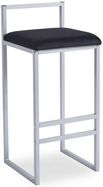 Menzzo Drakkar Sessel, Schwarz, L35 x T35 x H80 cm