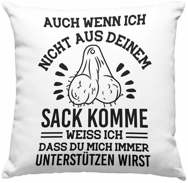 Trendation Dekokissen Trendation - Bester Stiefpapa Geschenk Stiefvater Vatertag Kissen Gesc