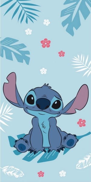 Lilo & Stitch Badehandtuch Strandtuch 70x140 cm aus Baumwolle – saugfähig & weich Bild 3