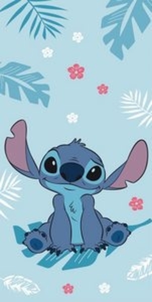 Lilo & Stitch Badehandtuch Strandtuch 70x140 cm aus Baumwolle – saugfähig & weich Bild 4