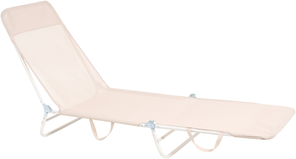 Sonnenliege KASTORIA Metall Beige