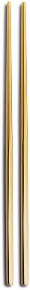 COMAS 7424 Chopsticks Set KYOTO GOLD Edelstahl 18/10 / PVD-Beschichtung / Gold-Finish