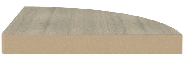 vidaXL Eck-Schweberegale 4 Stk. Eichen-Optik 35x35x3,8 cm MDF 323927 Bild 5