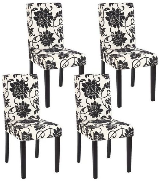 MCW Esszimmerstuhl Littau-s-4 (Set, 4 St), 4er-Set, Rutschfest durch Kunststoffuntersatz, Komfortable Polsterung Bild 4