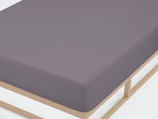 biberna Jersey-Elastic-Spannbetttuch 0077866, silbergrau, 1x 90x190 cm - 100x220 cm