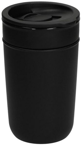 elasto Coffee-to-go-Becher Palermo' 360 ml Kaffeebecher to go mit Keramik-Innenbecher, Spülmaschinenfest, robust, Keramik