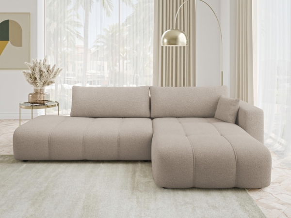 Ecksofa Furyn O (Farbe: Velo 623, Seite: Rechts)