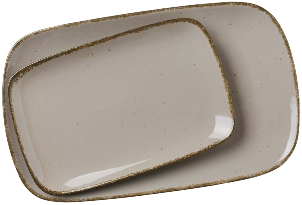 Ritzenhoff & Breker Casa Servierplatten-Set 2-teilig grau