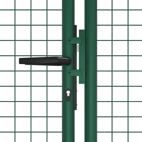 vidaXL Maschen-Gartentor aus Stahl 400 x 125 cm Grün 145749 Bild 3