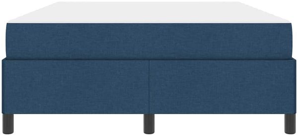 vidaXL Boxspringbett mit Matratze Blau 140 x 190 cm Stoff 3398863 Bild 7