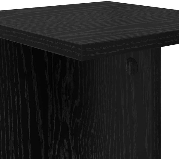 vidaXL Pflanzenständer 2 pcs Schwarze Eiche 25 x 25,5 x 80,5 cm 899645 Bild 9